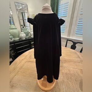 J. Crew/Crewcuts Brand New/No Tag Black Velvet Dress Size 6